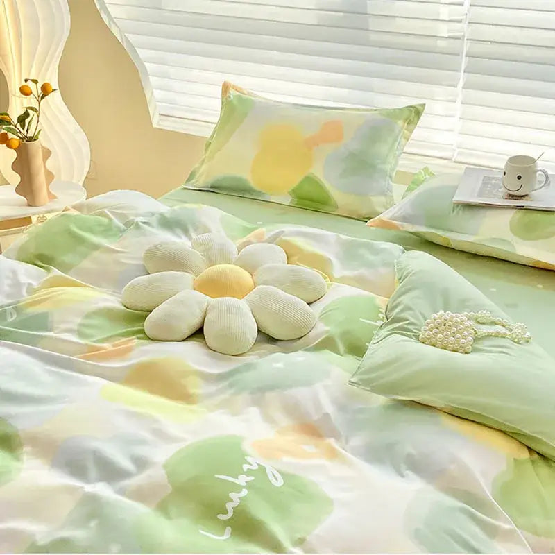 Abstract Cotton Bedding Set