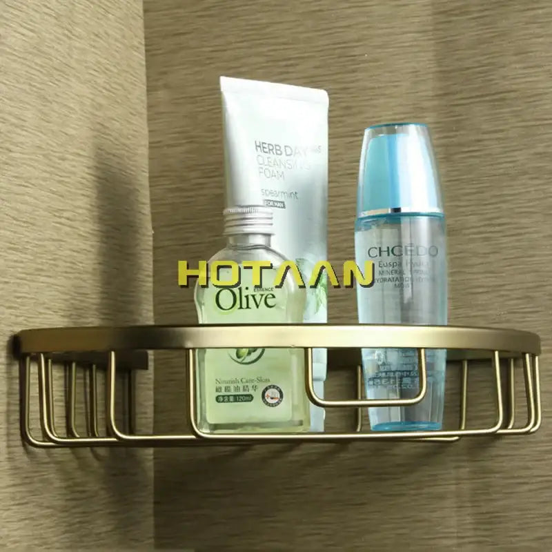 Gold Aluminum Shower Caddy