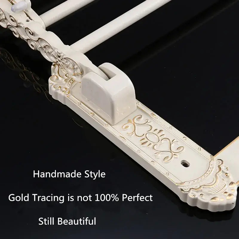White Gold Bath Hardware Set