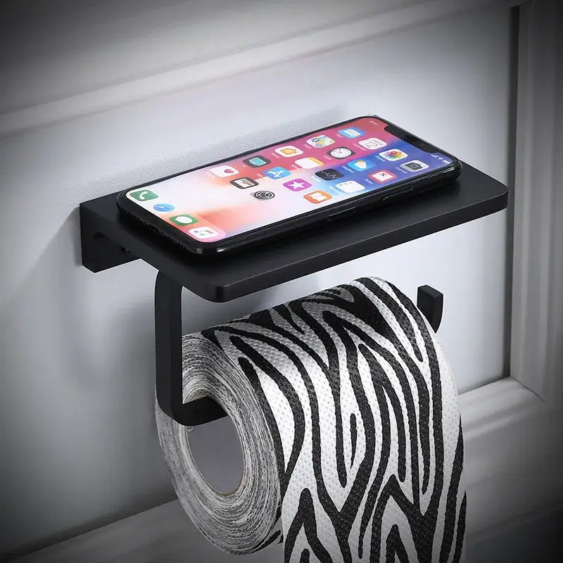 Black Aluminium Paper Holder