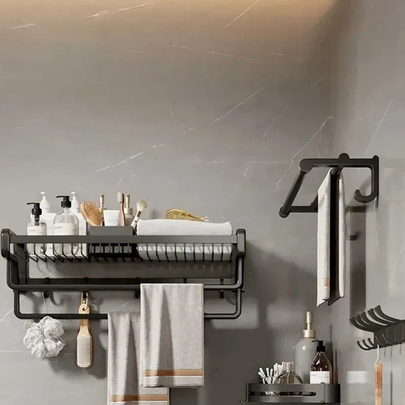 Aluminum Towel Holder Basket