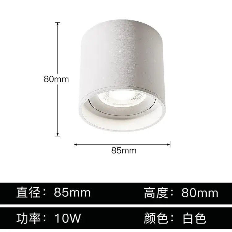 Black Aluminum Ceiling Lamp
