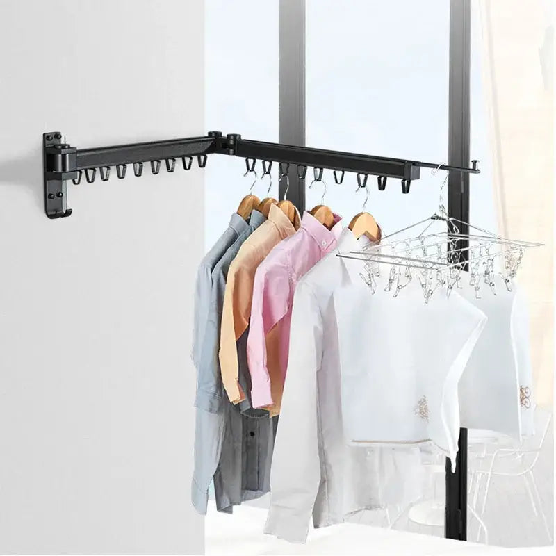 Black Aluminum Hanger Rack