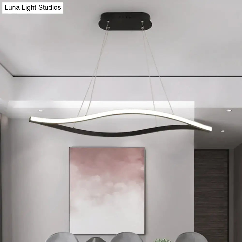 Aluminum Leaf Drop Pendant