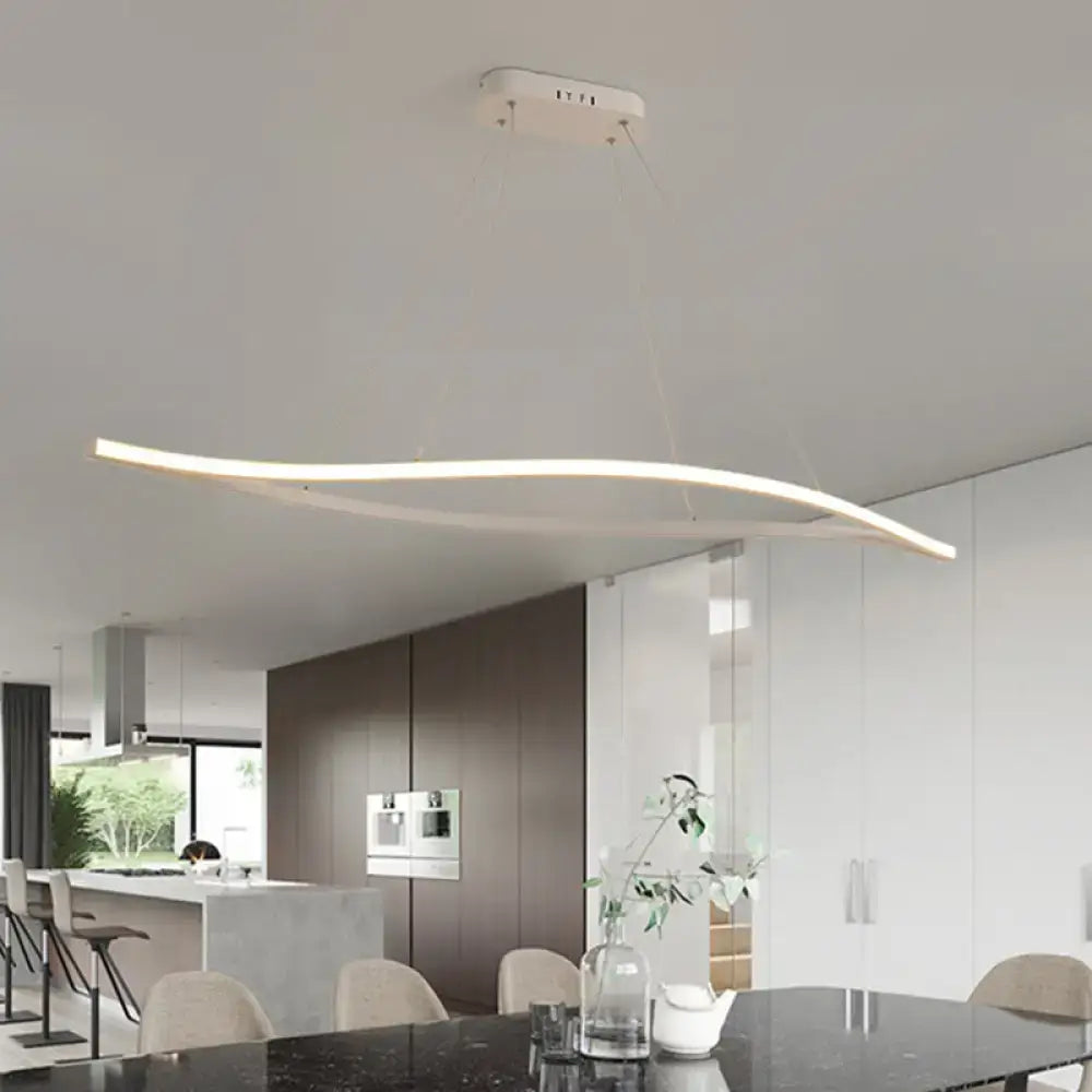 Aluminum Leaf Drop Pendant