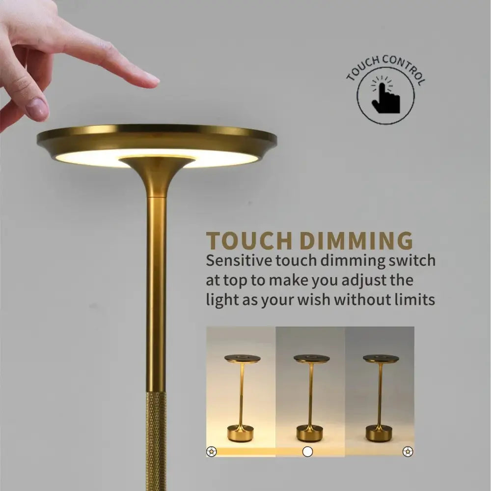 Gold LED Desk Lamp