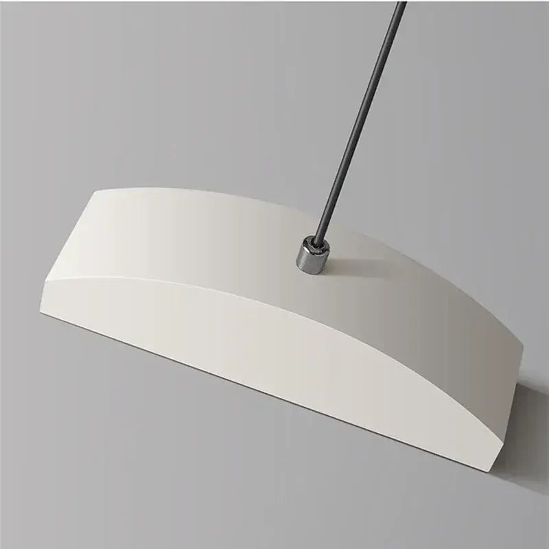White Aluminum Pendant Light