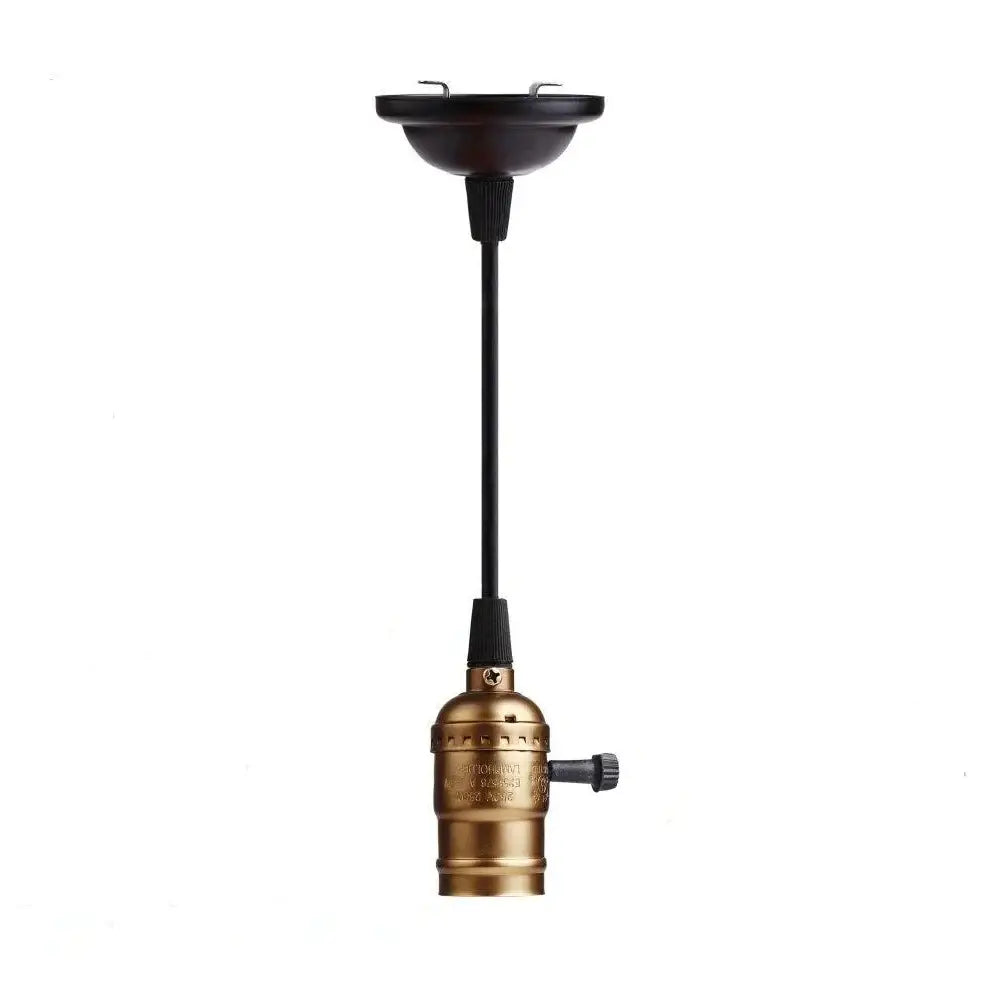 Vintage Brass Nickel Bulb Holder