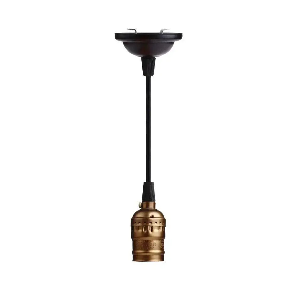 Vintage Brass Nickel Bulb Holder