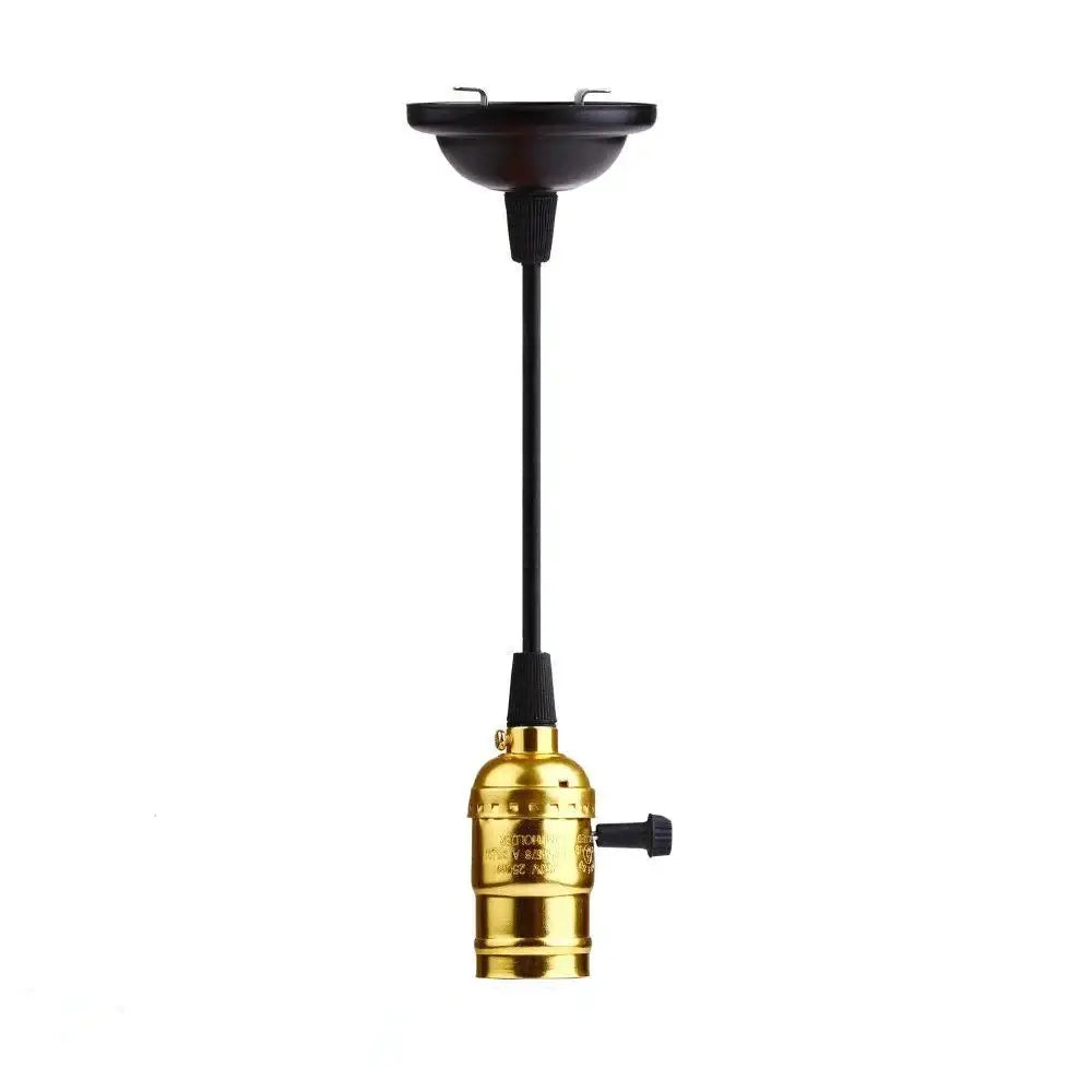 Vintage Brass Nickel Bulb Holder