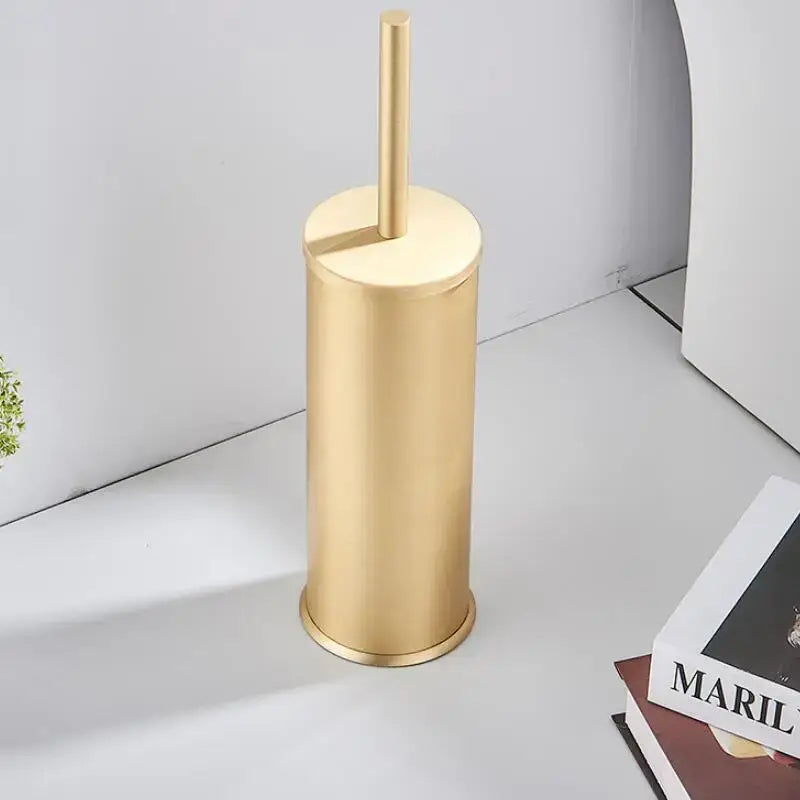 Black Aluminum Brush Holder