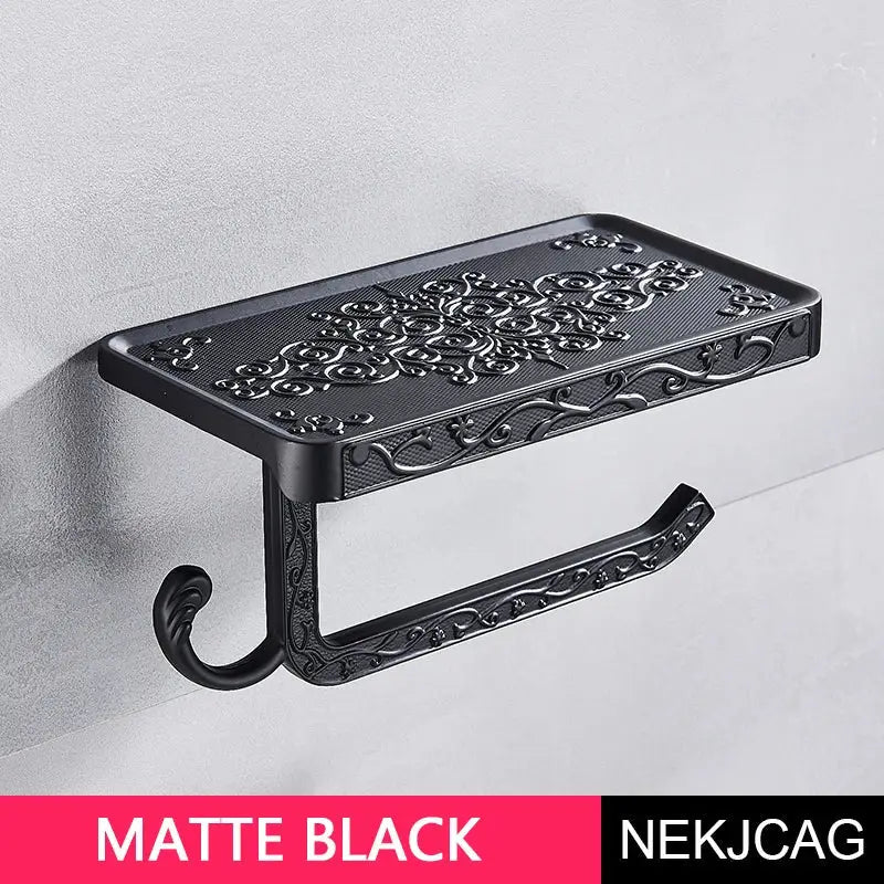 Black Metal Paper Holder