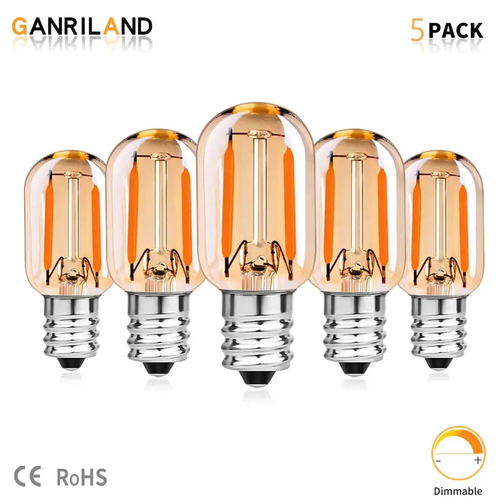 Amber Glass Filament Bulb