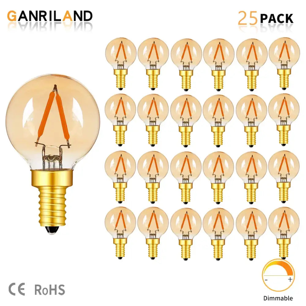 Amber Globe LED Bulb