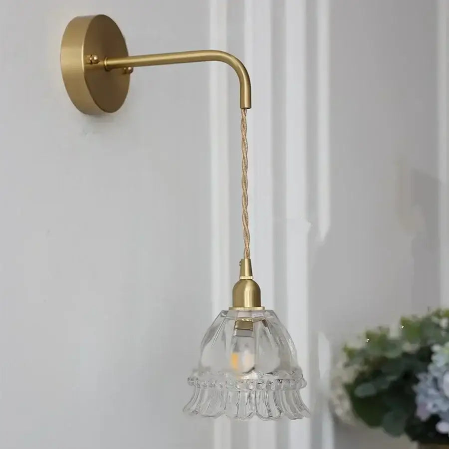 Antique Brass Wall Light