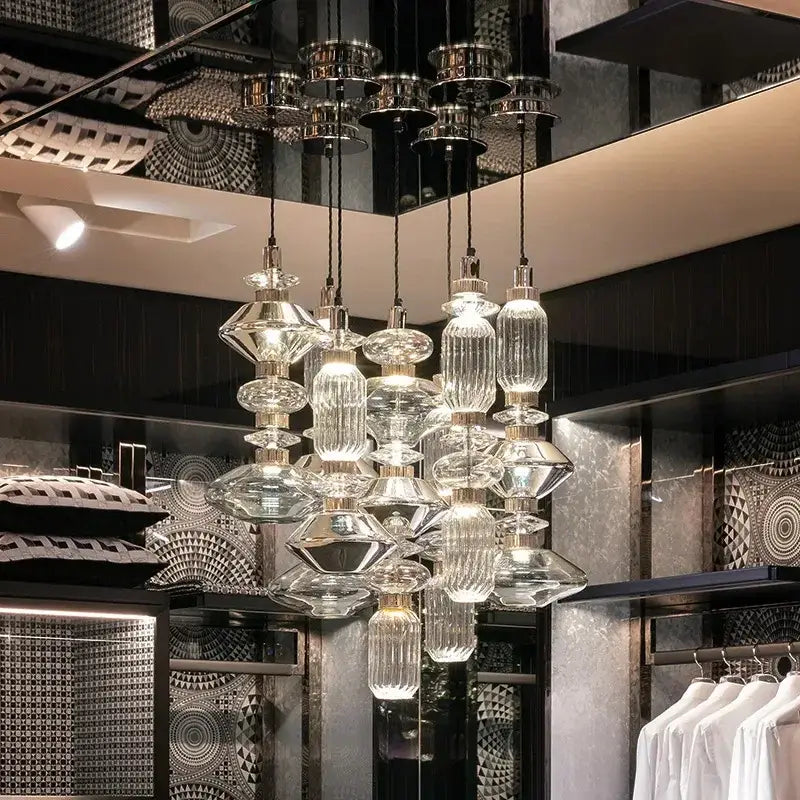 Amber Bedroom Chandelier