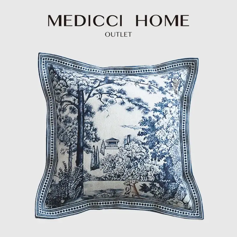 Indigo Jungle Cushion Covers