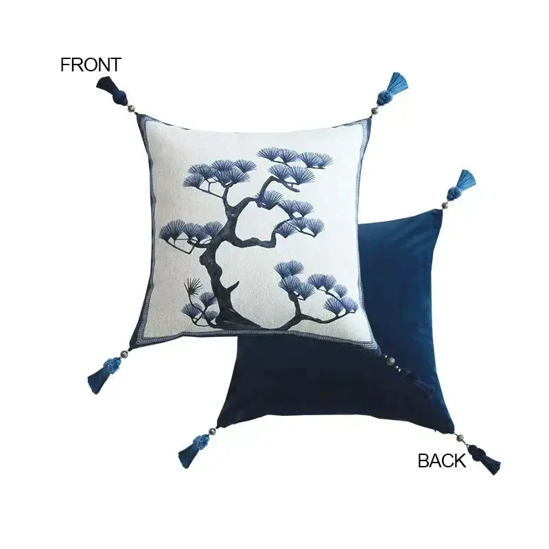 Indigo Jungle Cushion Covers