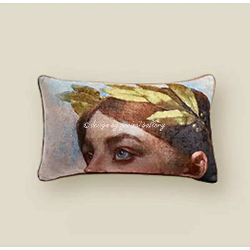 Greek Portrait Pillow Cover