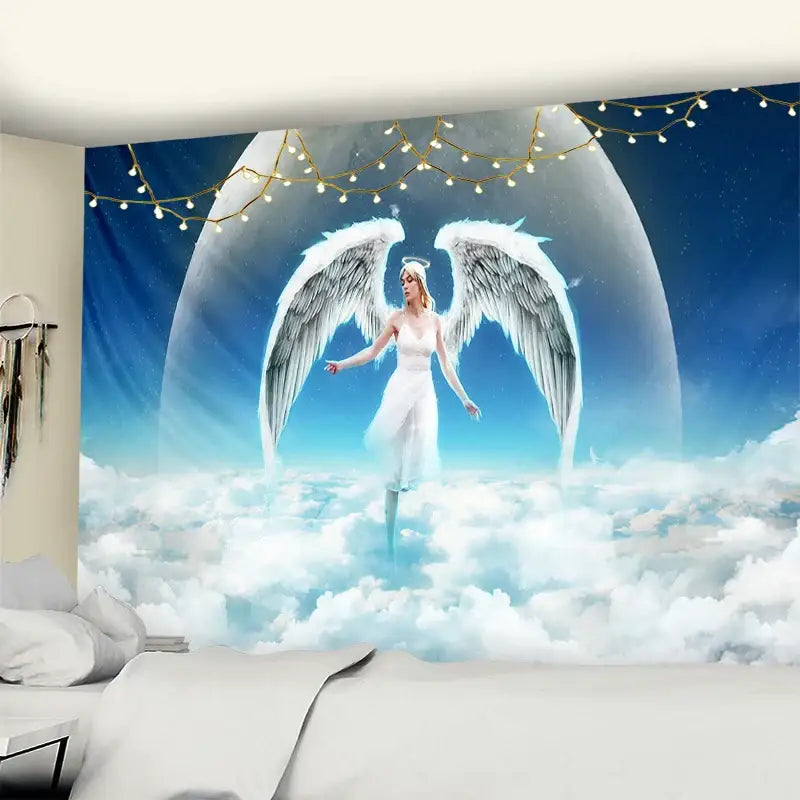 Blue Moon Tapestry Decor