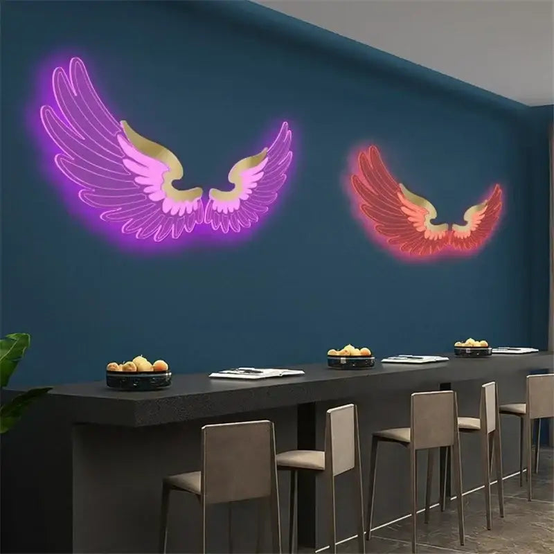 Angel Wings RGB Wall Lamp