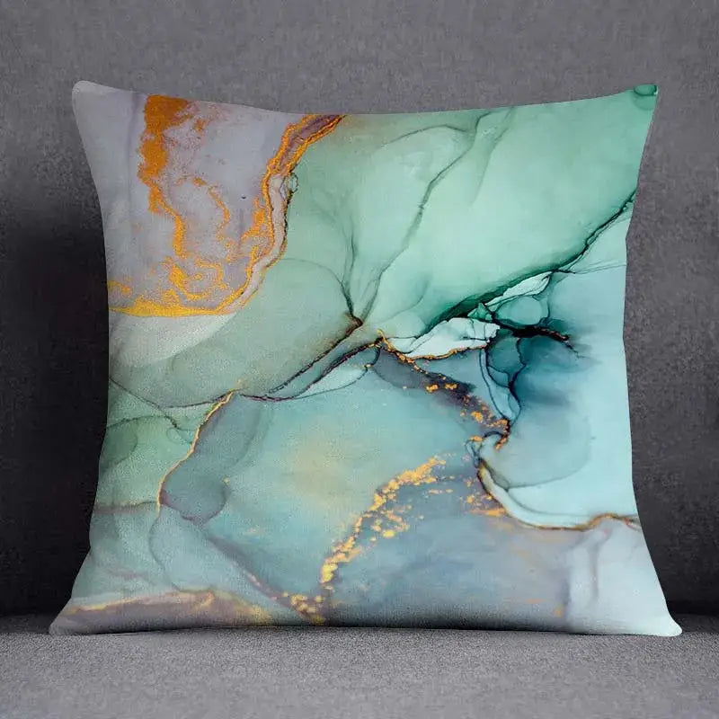 Teal Green Pattern Pillowcase