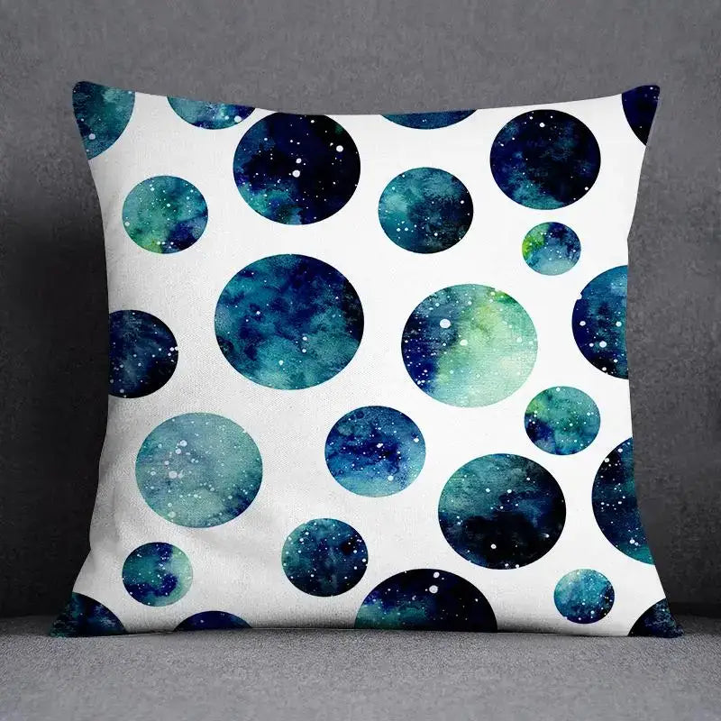 Teal Green Pattern Pillowcase