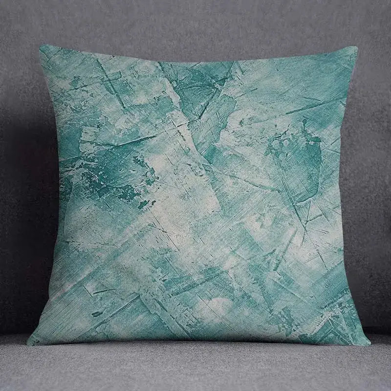 Teal Green Pattern Pillowcase