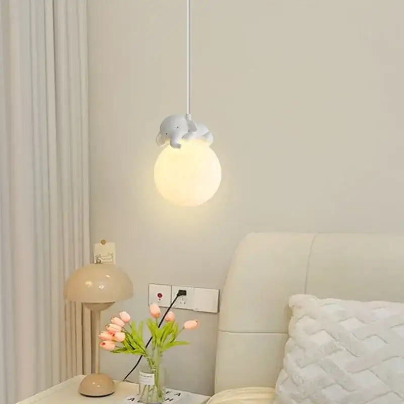 Gray Animal Pendant Lamp