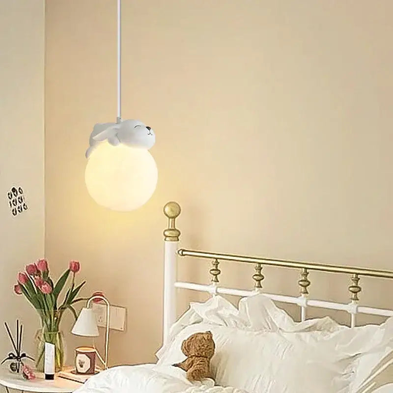 Gray Animal Pendant Lamp