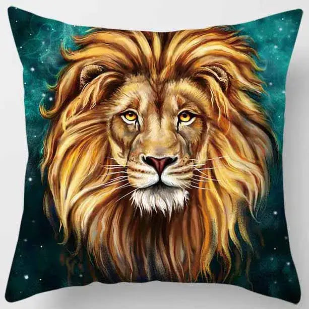 Tiger Lion Pillow Case