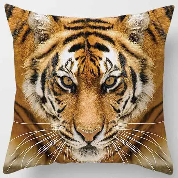 Tiger Lion Pillow Case