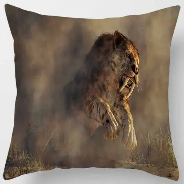 Tiger Lion Pillow Case