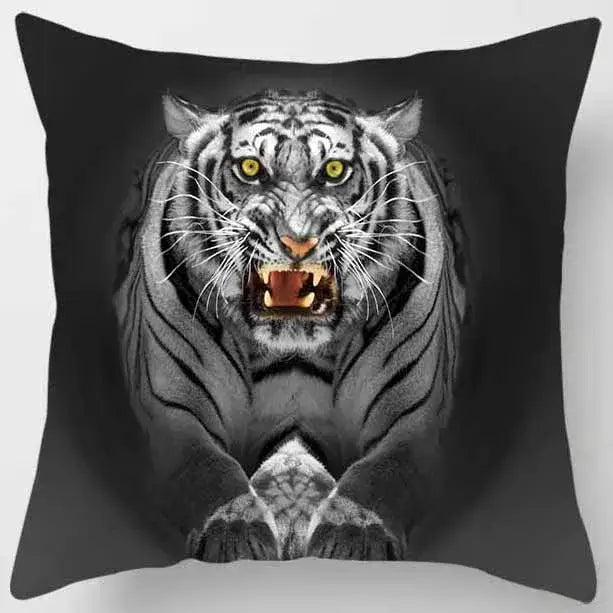 Tiger Lion Pillow Case
