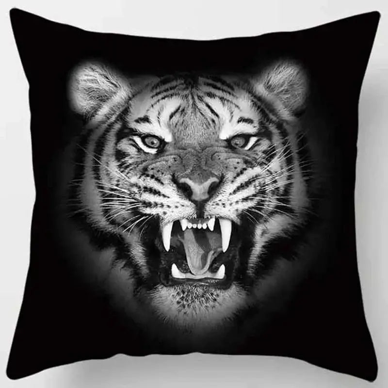 Tiger Lion Pillow Case
