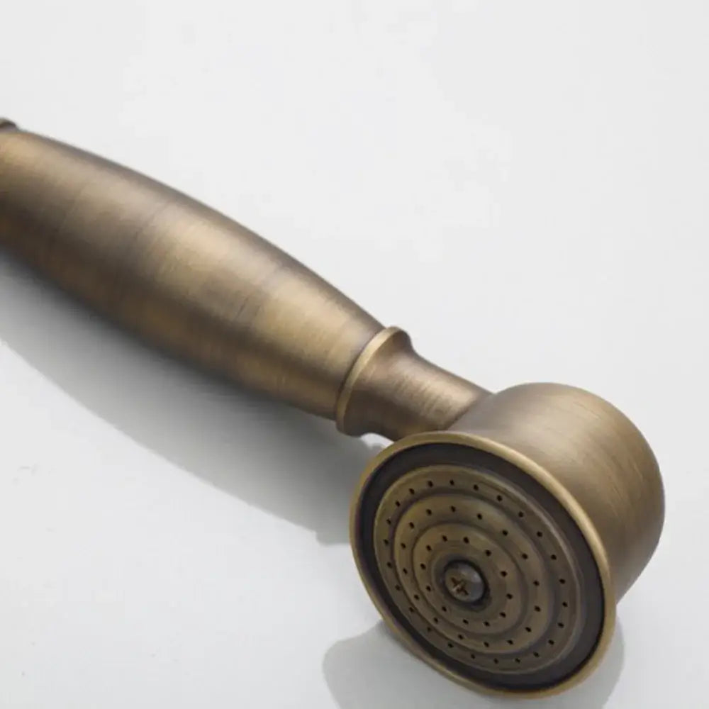 Brass Floral Shower Mixer