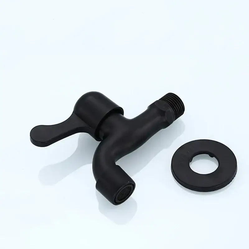 Black Brass Garden Faucet