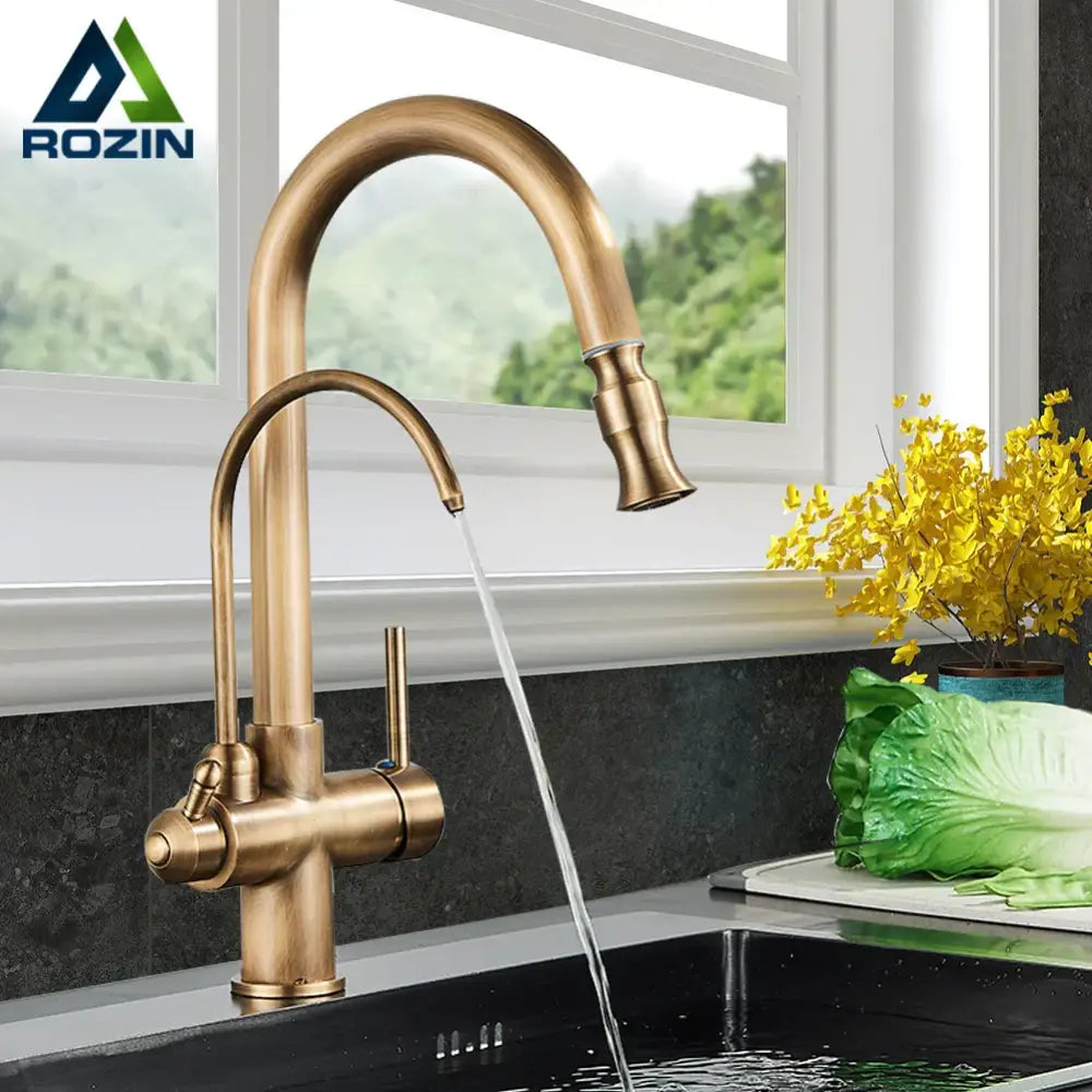 Brass Pull-Down Faucet