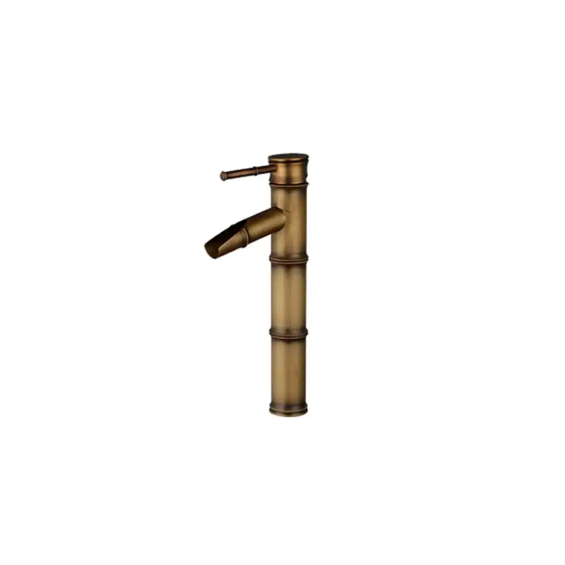 Bamboo Brass Bathroom Faucet