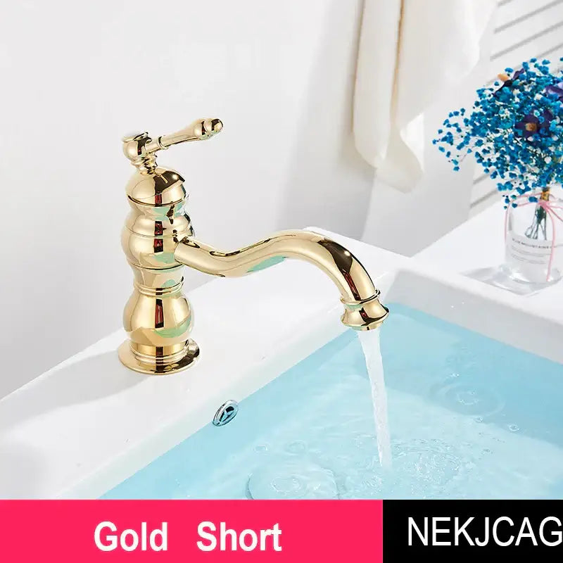 Brass Single Handle Faucet Tall