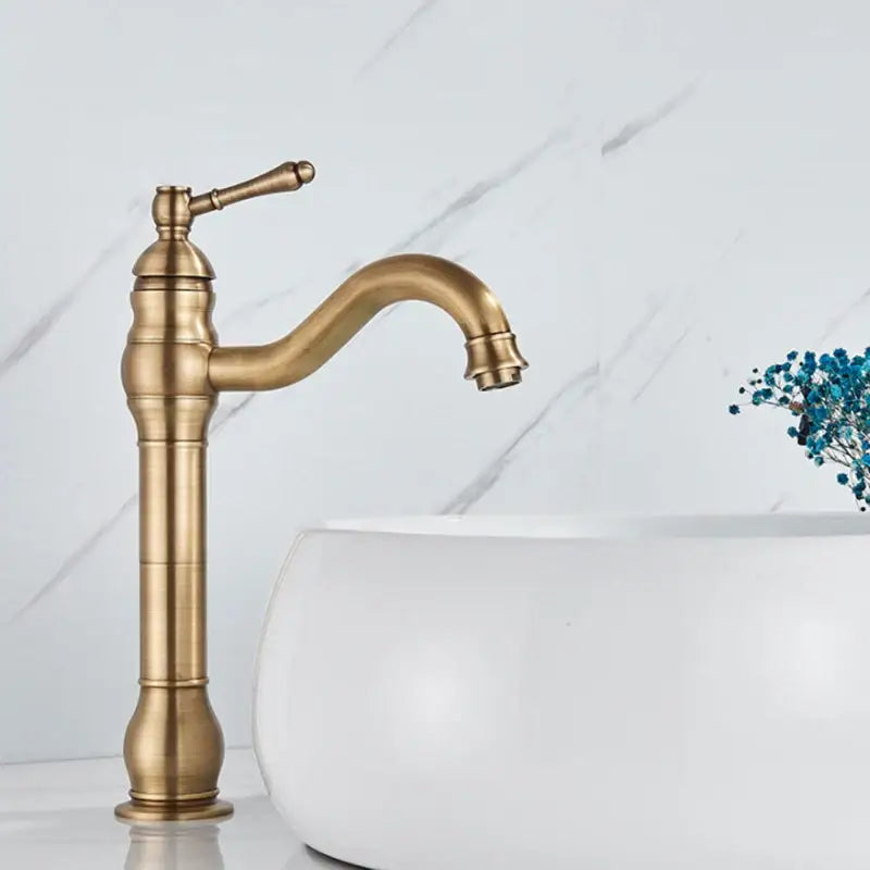 Brass Single Handle Faucet Tall
