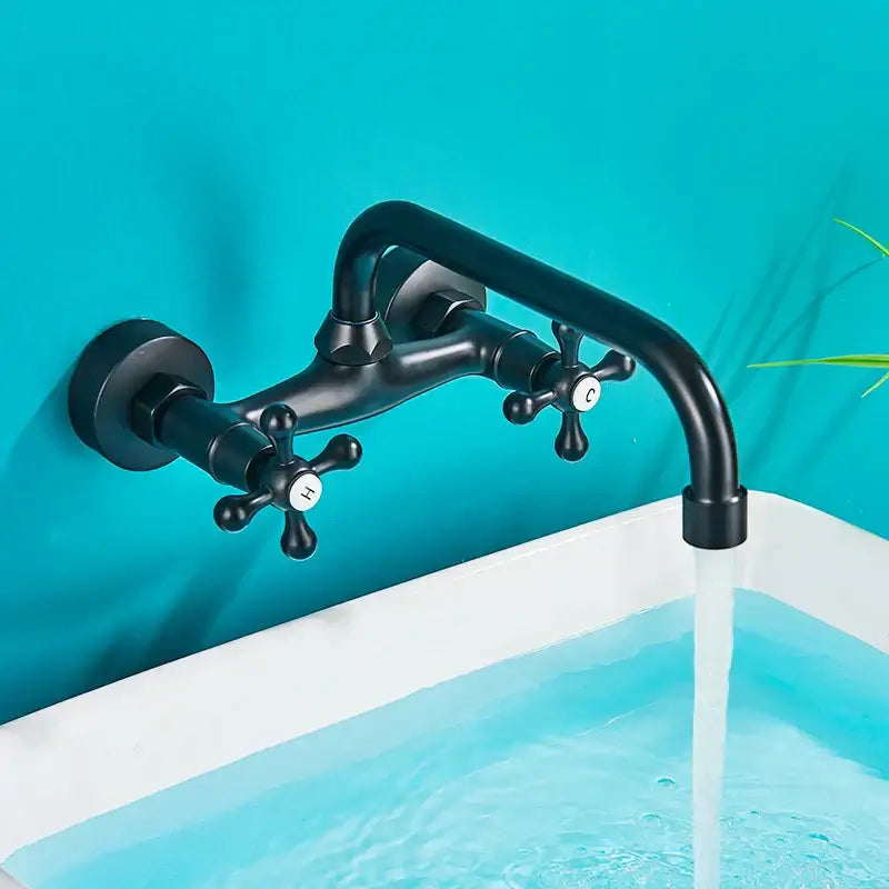 Antique Brass Swivel Faucet