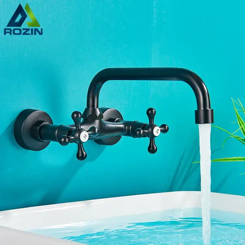 Antique Brass Swivel Faucet