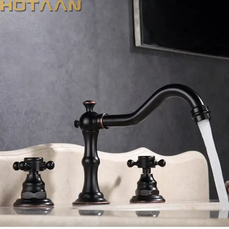 Antique Brass Basin Mixer