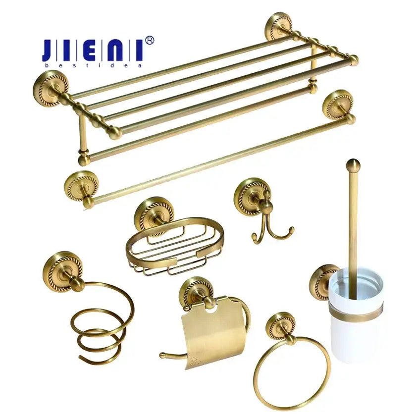 Antique Brass Hardware Set