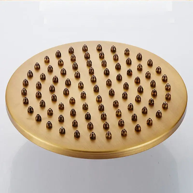Black Gold Brass Shower Mixer