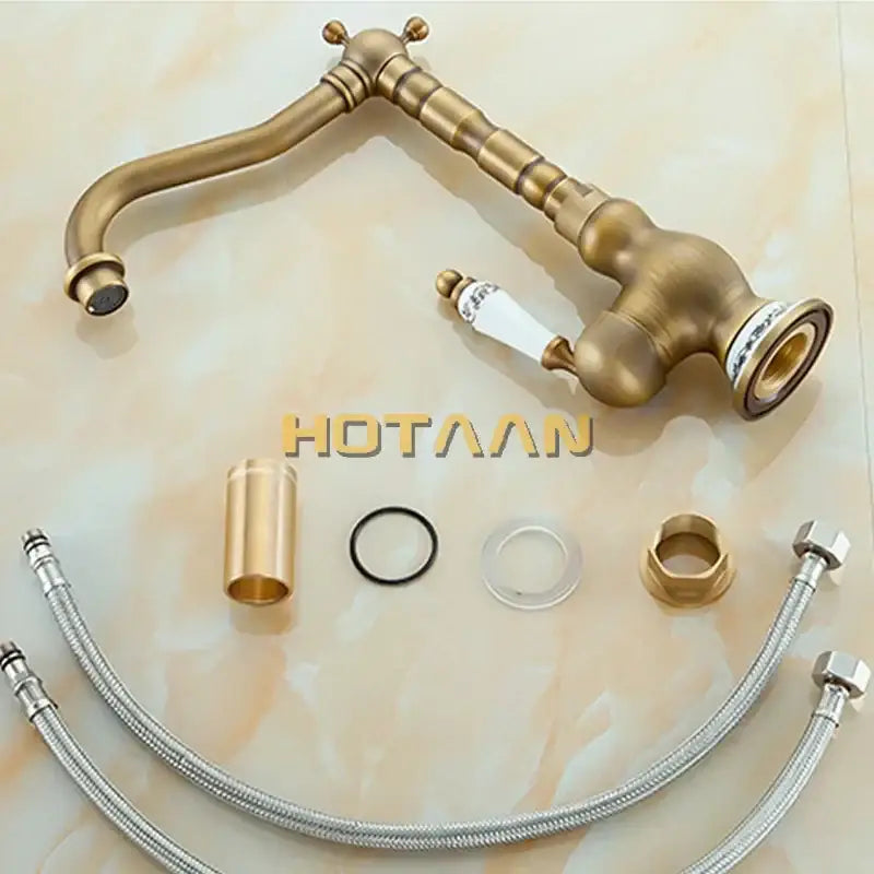 Brass Ceramic Bathroom Faucet