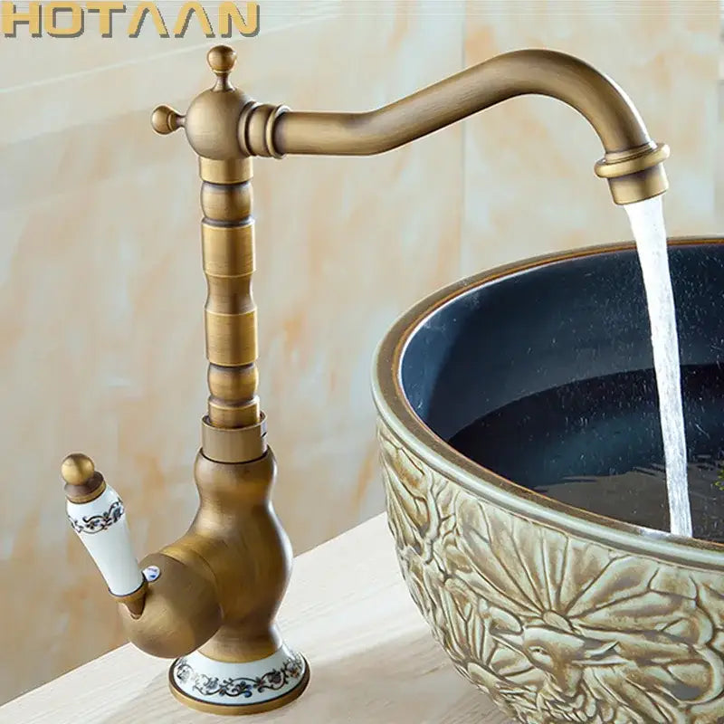 Brass Ceramic Bathroom Faucet