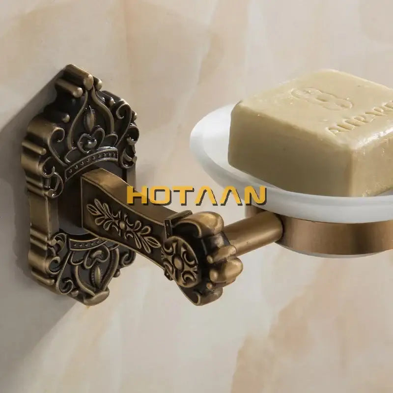 Ceramic Brass Soap Dish
