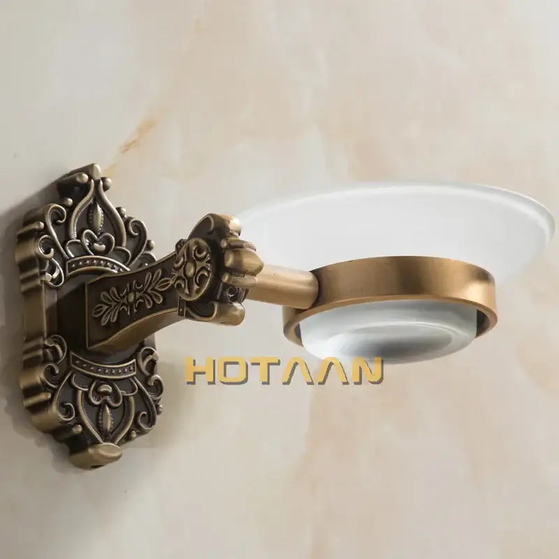Ceramic Brass Soap Dish